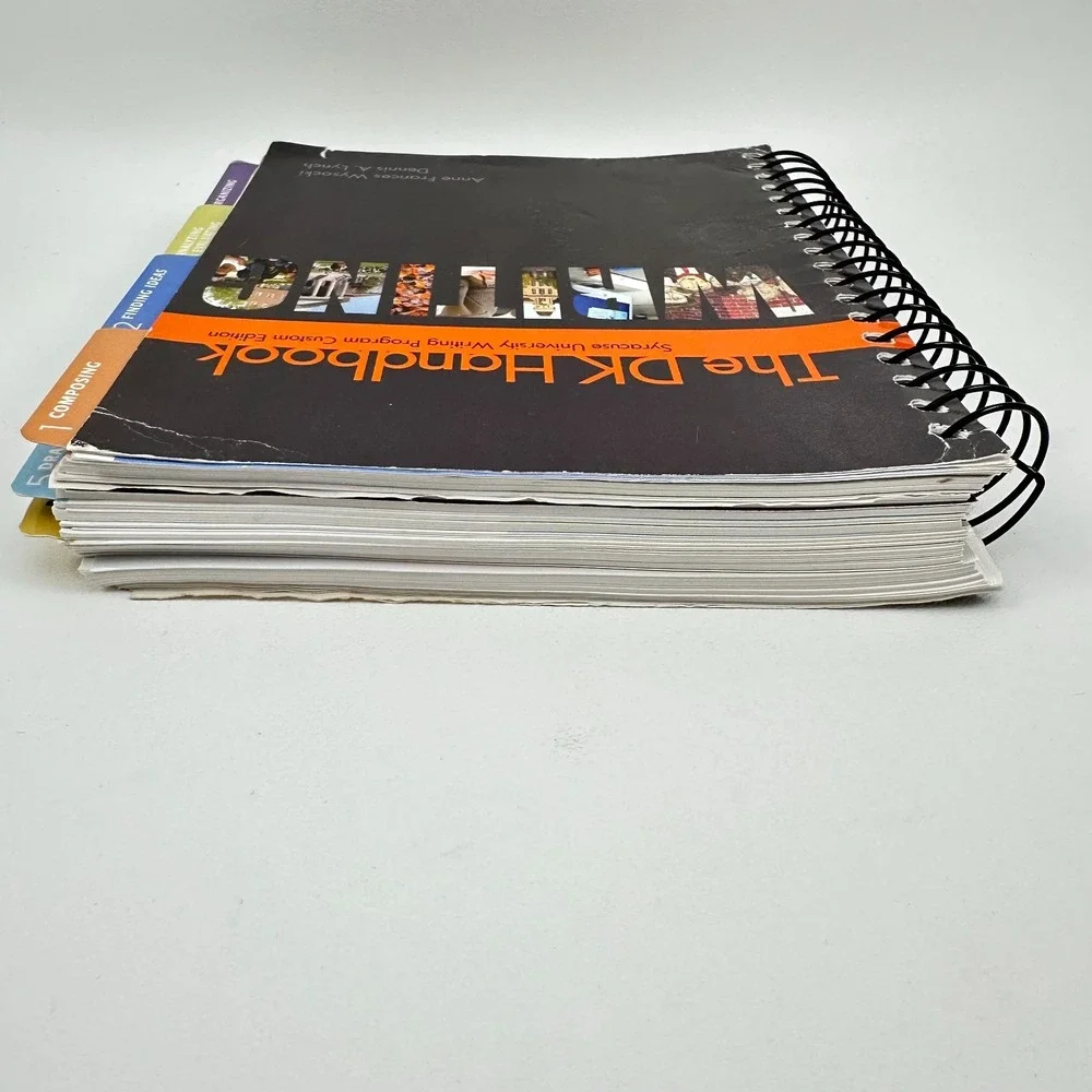 The DK Handbook Syracuse U Writing Program Custom Edition 2011 Wysocki 2nd Ed